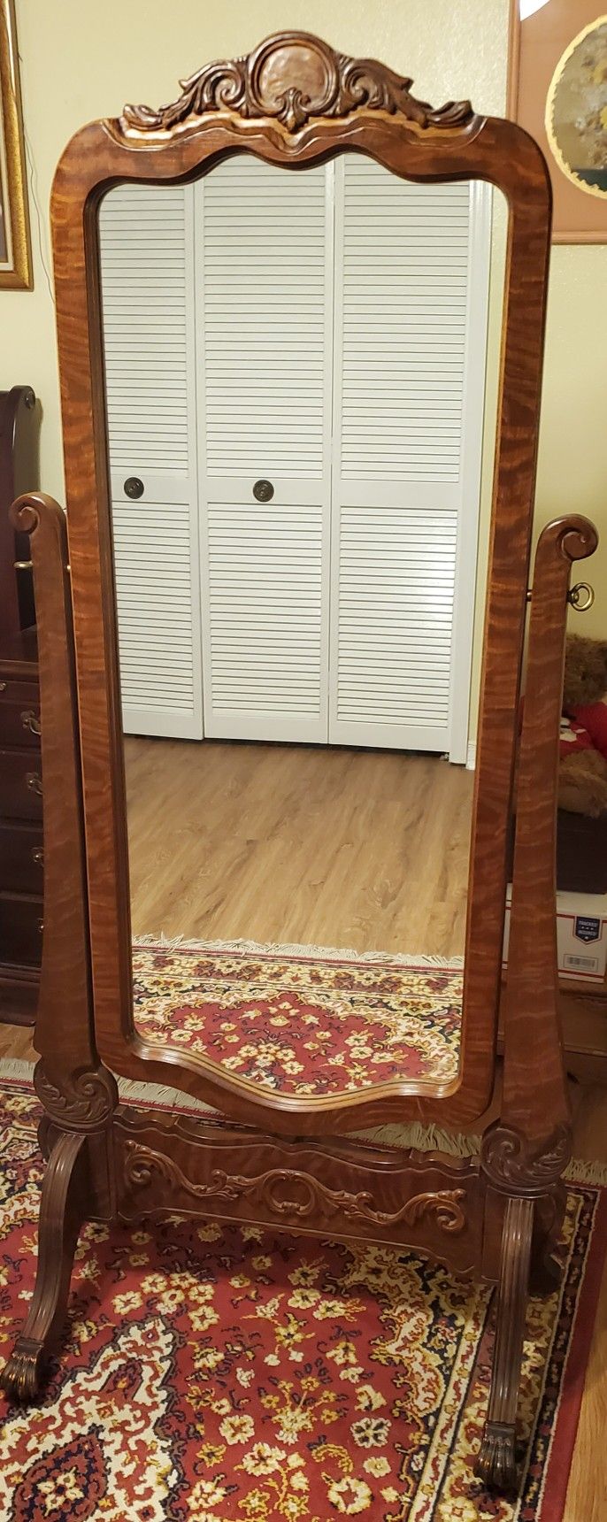 Vintage Chevel Mirror By Pulaski