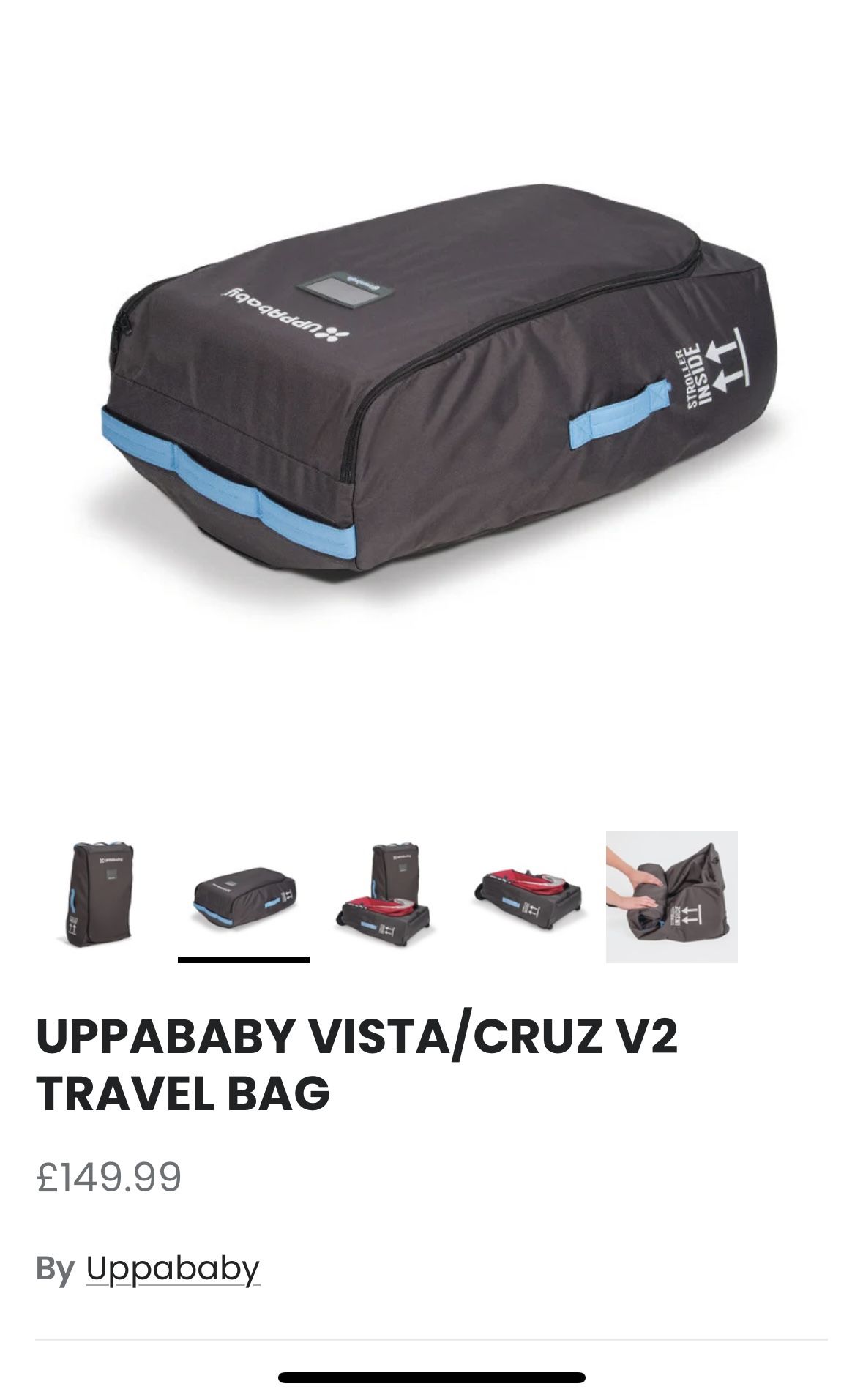UPPABaby Vista/Cruz V2 Travel Bag