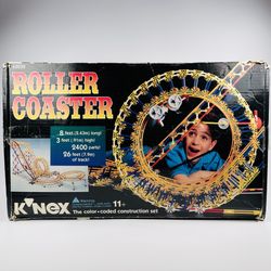K'NEX Classic Roller Coaster SET 63030 with Box NOT Counted Pieces are Sorted