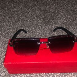 cartier blank tint diamond cut frames