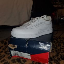White Reebok Girl