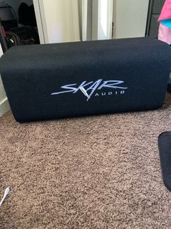 10 inch Skar subwoofer long tube box