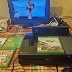 X Box One With Games 