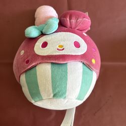 My Melody Cupcake 8” Plush Toy Stuffed Animal Sanrio Hello Kitty New