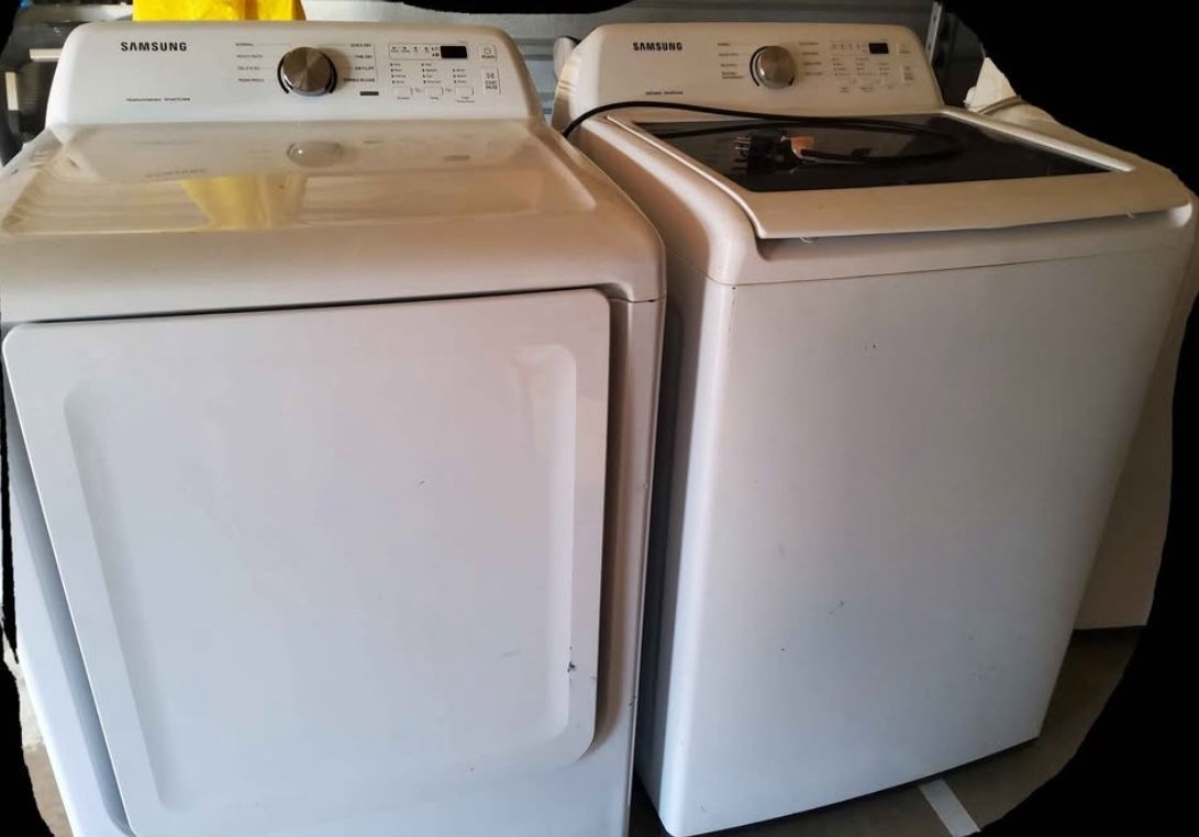 Samsung model wa45T3200aw/a4 washer and Samsung model dvg45t3200w/a3 Gas Dryer