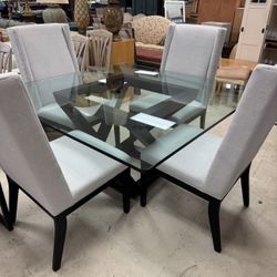 Beautiful Modern Dining Table  TABLE ONLY - 60" x 60" - Retail $2495