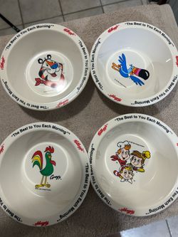 Cereal bowls - Kellogg’s set of 4