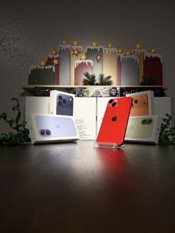 Holiday Deals! iPhone 14 Unlocked 128GB Red - Refurbished