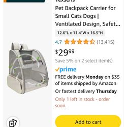 Pet Back Pack