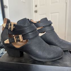 Varieties Shoe Boot Booties Size 8 Women