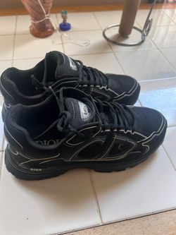 Dior B30 Countdown Sneaker Black Mesh and Black Technical Fabric Black / 45