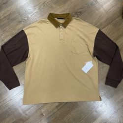 Men’s Brown Loose Fit Polo