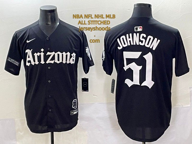 Arizona Diamondbacks #51 Randy Johnson stitched Jersey-full sizes