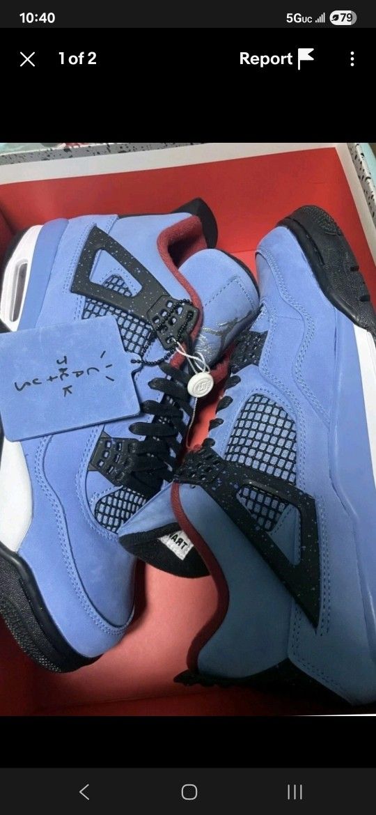 Nike Air Jordan 4 Retro Cactus Jack Edition Size 11