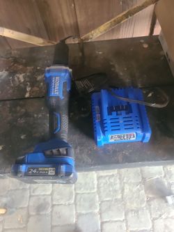 Kobalt 24 volt die grinder with 2.0 battery