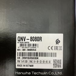 🆕 Wisenet QNV-8080R 4K IP Security Camera – New in Box