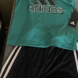 New Boys Adidas Short Set