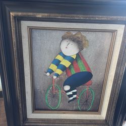 Whimsical oil painting