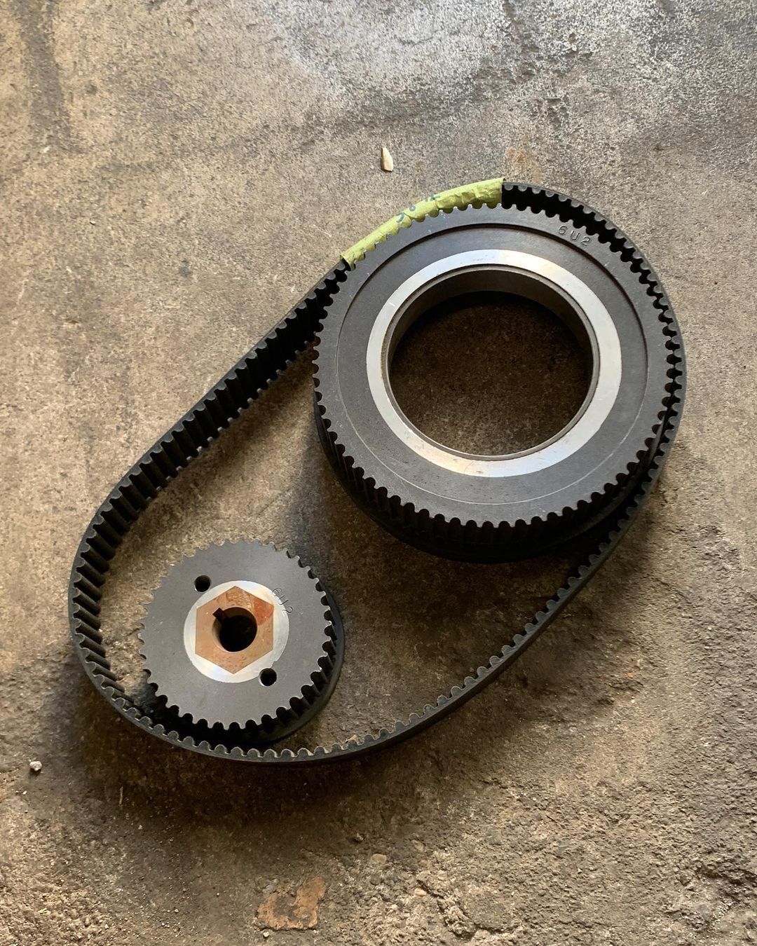 NOS 45" Flathead Belt Drive
