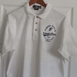 Vintage Florida Marlins Polo Shirt Like New