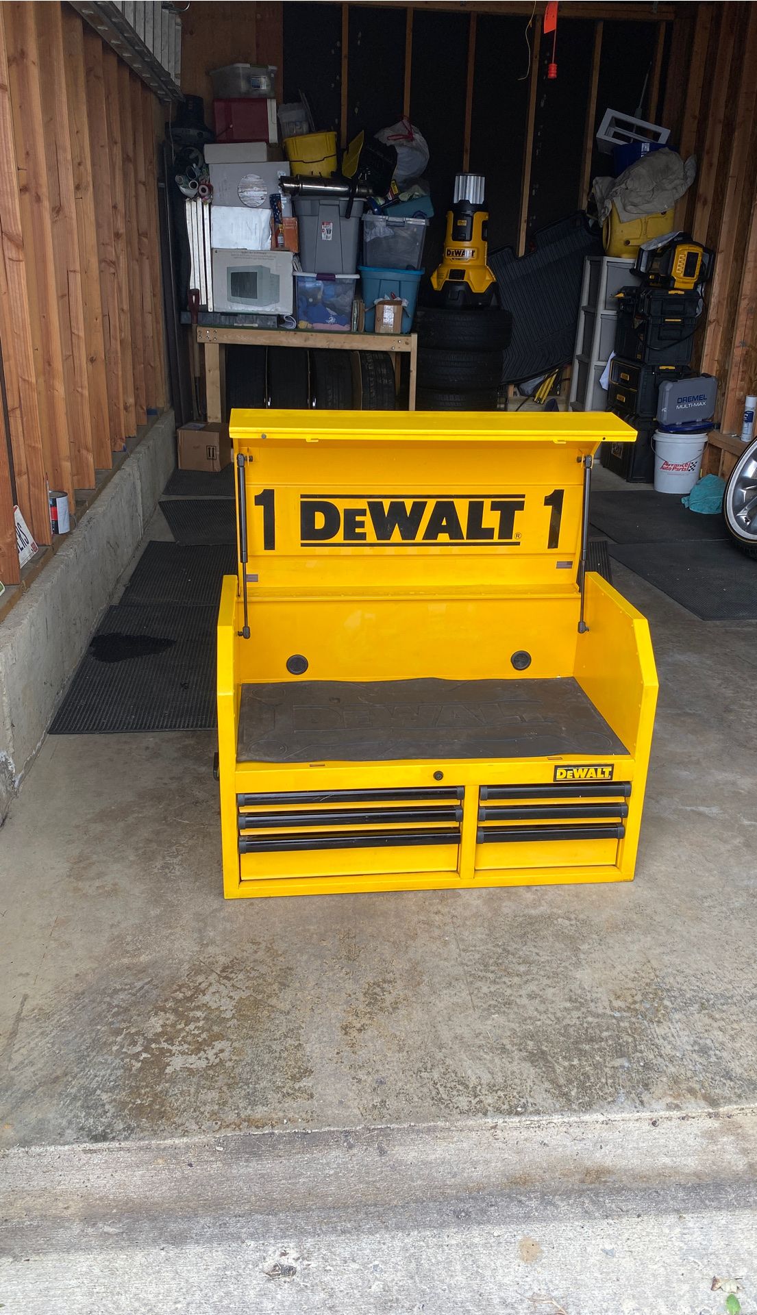 Large dewalt tool cabinet