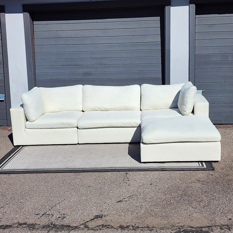 Cream Modular Sectional Couch