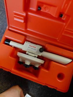 David White LP6-20 Sight Level 6X Pendulum Self-Leveling w/ Case