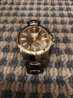 Seiko Men s SRN066 Courura Kinetic Retrograde Analog Display
