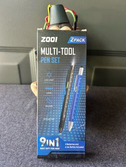 ZOOI 9-in-1 Multi-Tool Pen Set 2-Pack