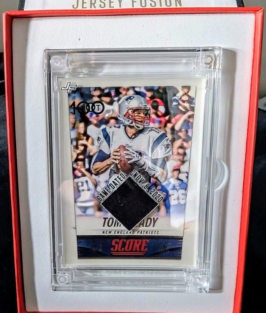 Tom Brady Jersey Fusion Patch Patriots