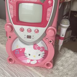 Hello kitty Karaoke +Cd player