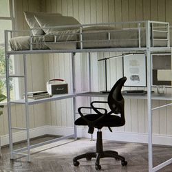 Steel Frame Loft Beds With Desk
