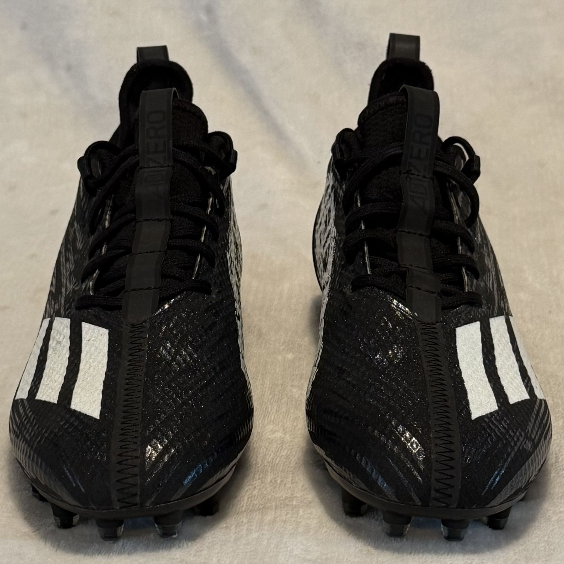 adidas adizero Scorch Black White football cleats