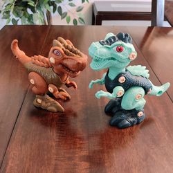 Take-Apart Dinosaur Toy Set of 2
