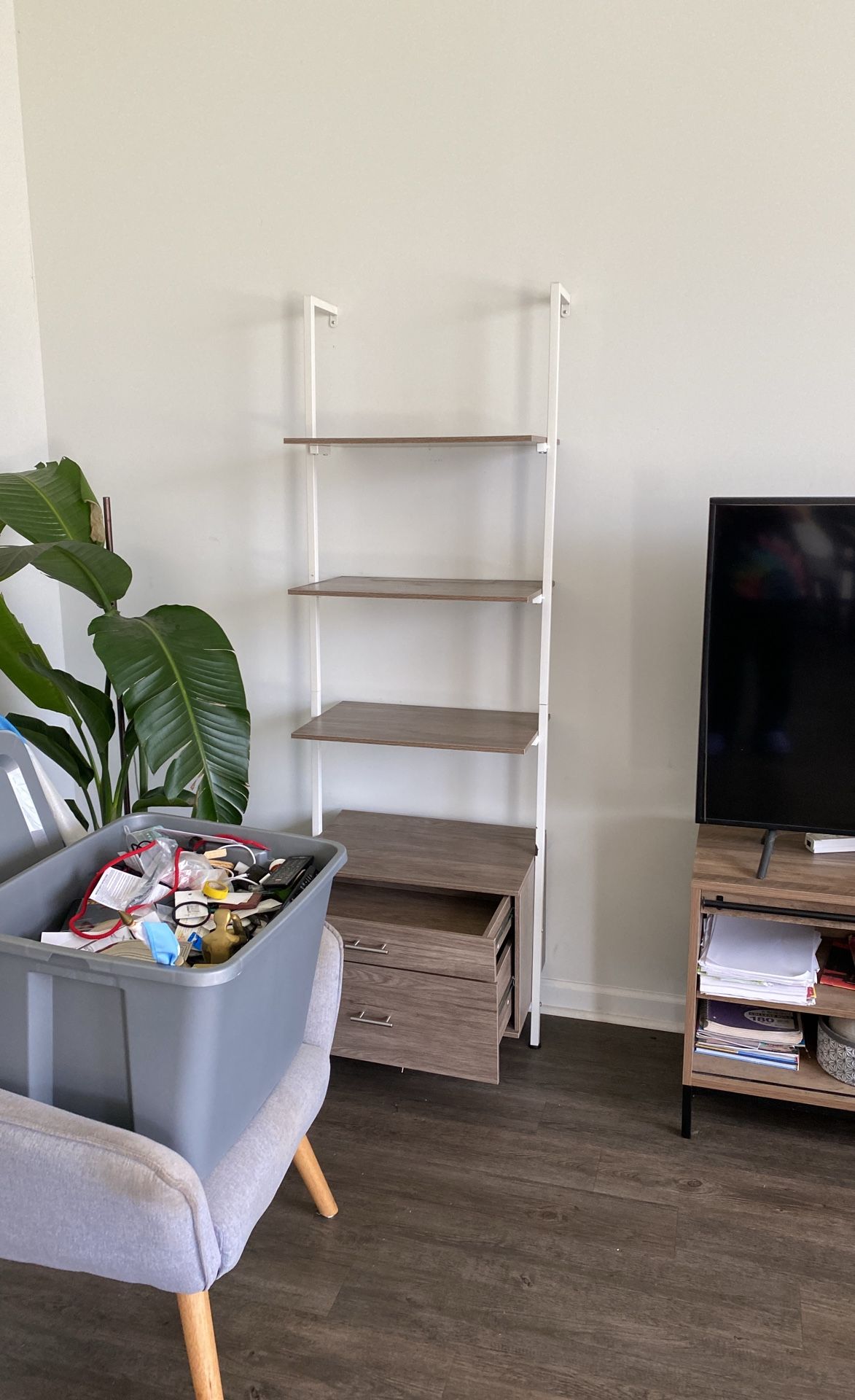 2 Book Shelves With Drawers