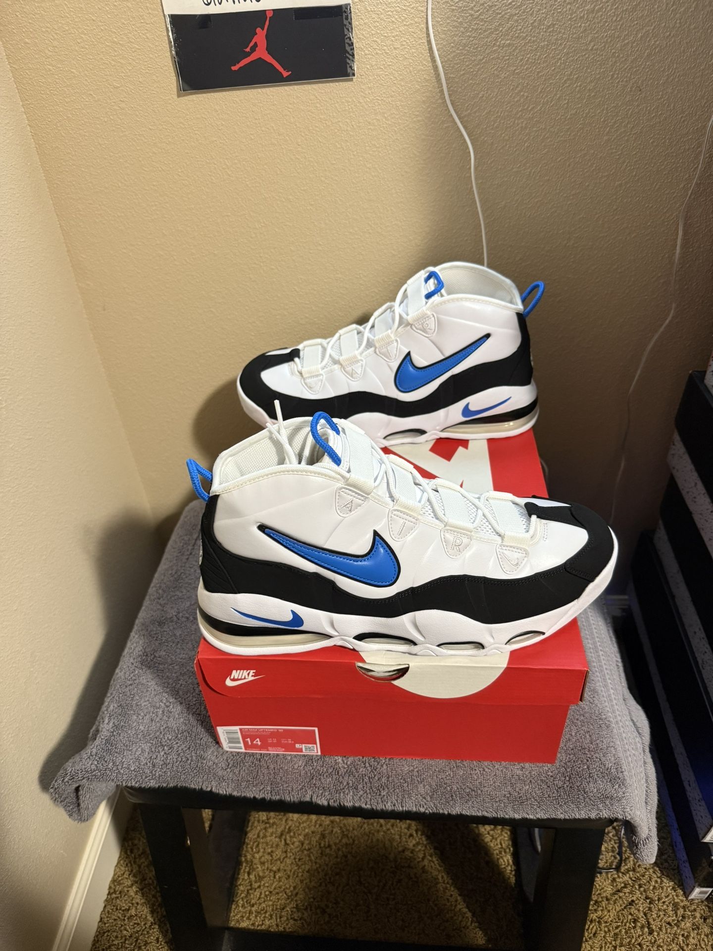 Brand new Nike Air Max Uptempo 95 Orlando Magic/White Photo Blue