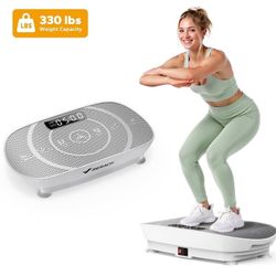 MERACH Compact Vibration Plate Exercise Machine, Mini Whole Body Vibrating Muscle Toner