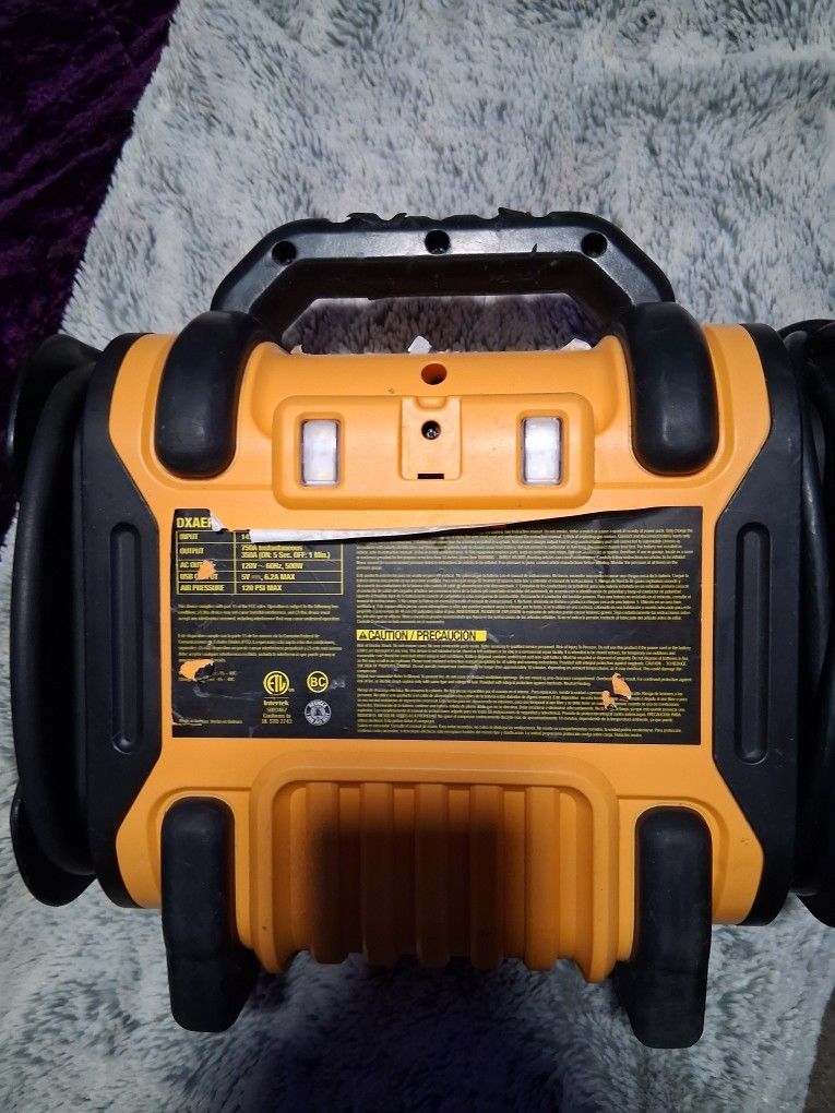 Dewalt Jump Box And Air Compressor