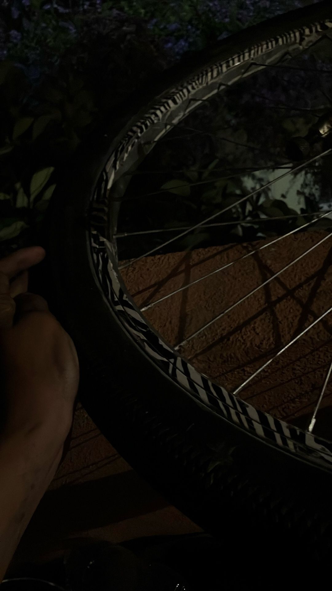 Zebra Design Rim With Tire
