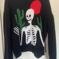 PACSUN SKELETON CREWNECK