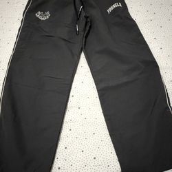 Youngla tren twins baggy track pants size medium in charcol gray color sold out online