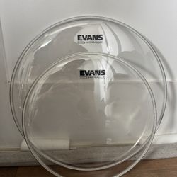 Evans Hydraulic Tom Drumhead 13” 16”