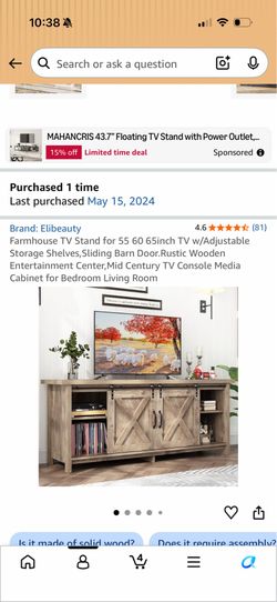 Farmhouse Style TV Stand