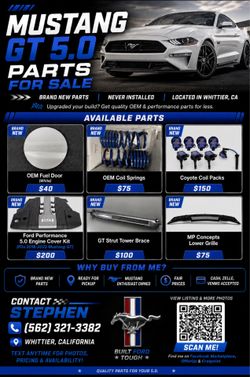 Mustang parts