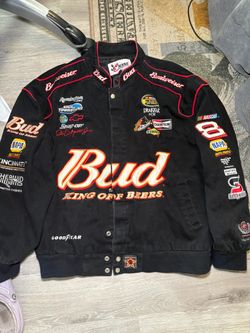 Chase Authentics JH Design Dale Earnhardt Jr. Budweiser NASCAR Racing Jacket XXXL