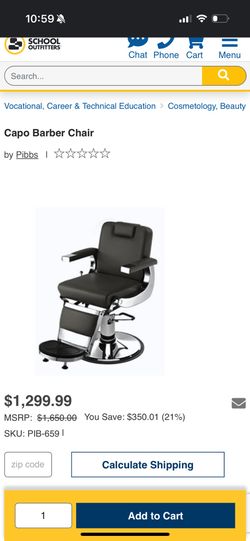 Barber Chair Capo Pibbs