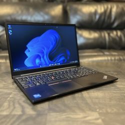 Lenovo ThinkPad Gen 2 E15 15.6” inches Core i5 11th gen 16GB RAM 512GB SSD Full HD 1080p laptop computer