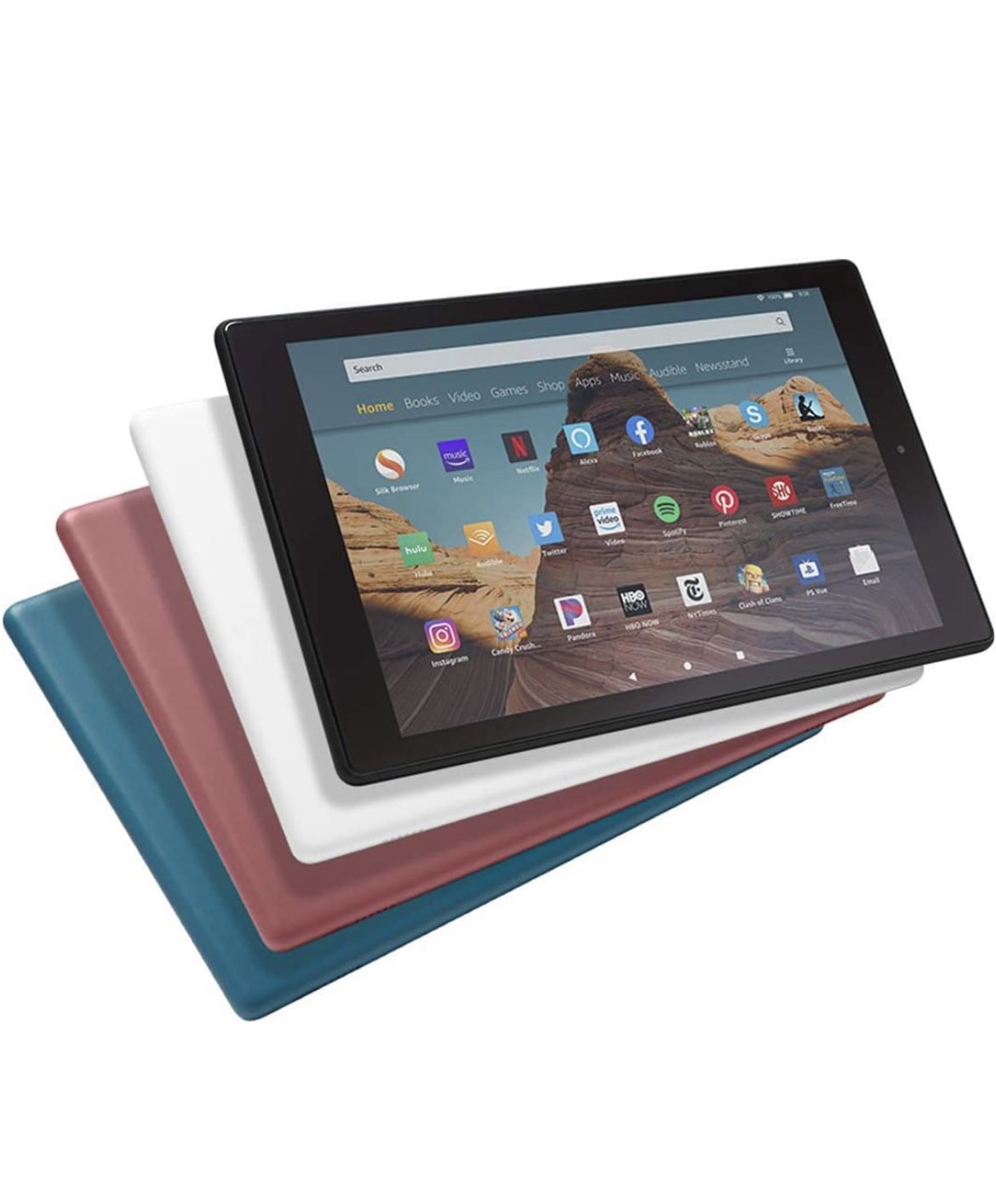 Amazon Fire 10.1” Tablet / Twilight Blue / 9th Generation