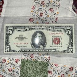 1963 Red Seal  $5 Bill