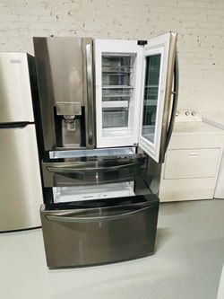 LG acero inoxidable negro 36X69X31 un recibo frigorífico por 90 días de garantía